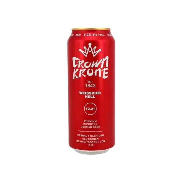 德国皇冠原浆小麦白啤酒 500ml