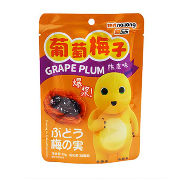 蹦乐乐葡萄梅子（陈皮味） 35克