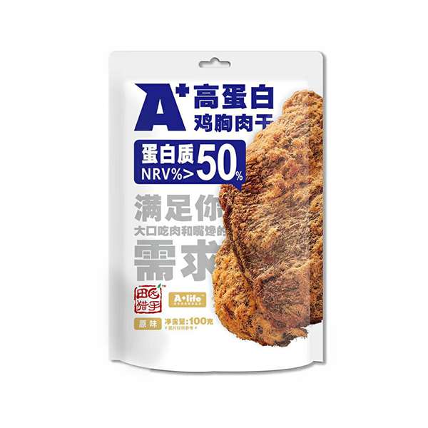 田园猎手鸡胸肉干（原味） 100克