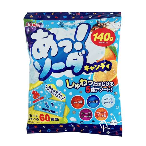 理本水果苏打口味糖果 140克