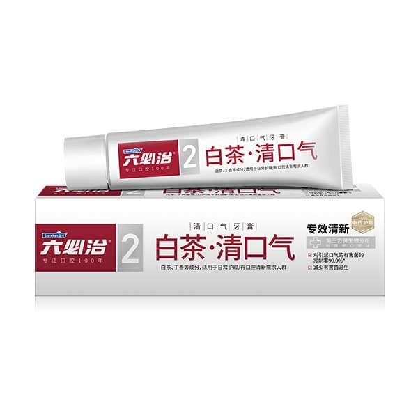 六必治清口气牙膏(花香绿茶) 100克