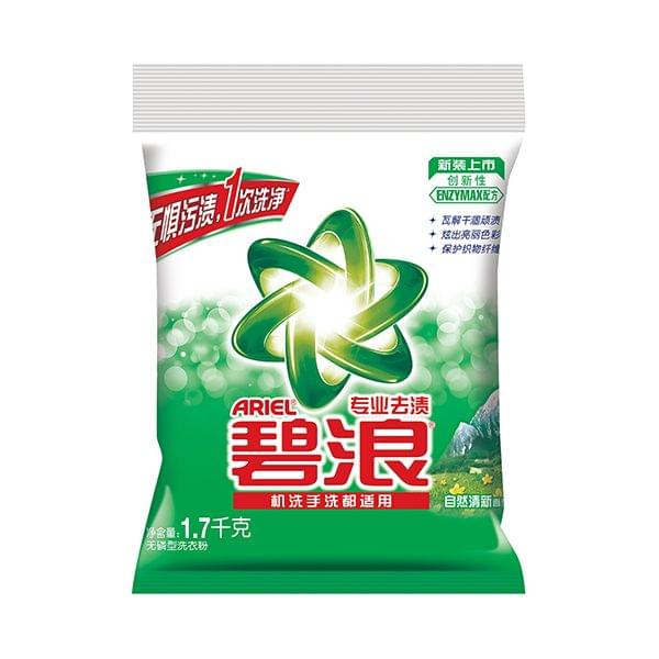 碧浪洗衣粉-专业去渍无磷(自然清新) 1.55千克