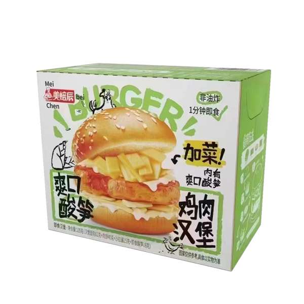 美焙辰酸笋鸡肉即食汉堡 135克