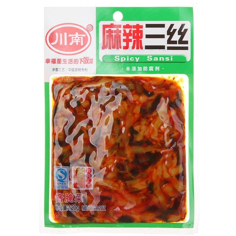 川南麻辣三丝 120克