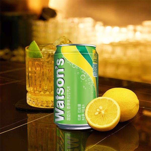 屈臣氏苏打水香草味 330ml
