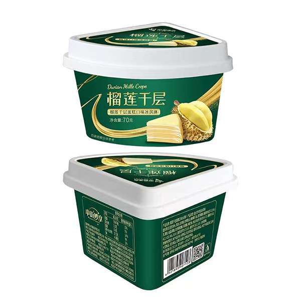 中街榴莲千层蛋糕口味冰淇淋 70克