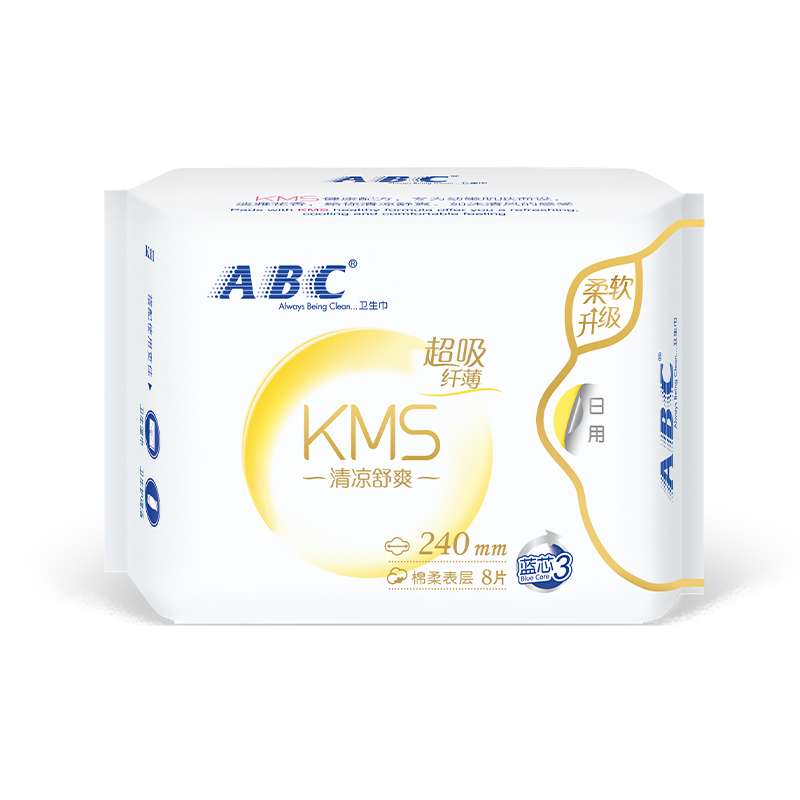 ABC日用8片棉柔护翼巾K11 240mm*8p