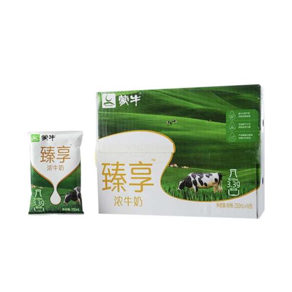蒙牛臻享浓牛奶利乐枕 230ml