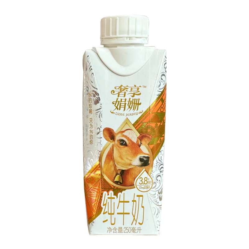 辉山奢享娟姗3.8g纯牛奶 250ml