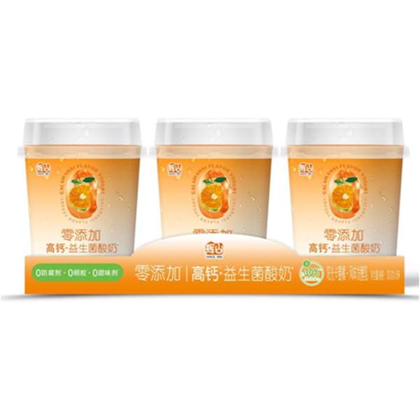 辉山零添加酸奶卡曼橘 100克*3