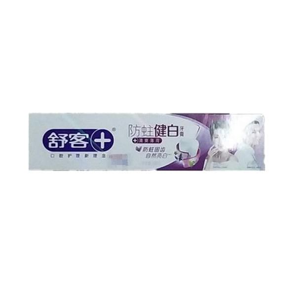 舒客防蛀健白牙膏清爽薄荷味 180克