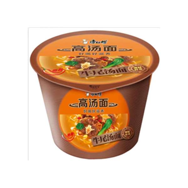 康师傅高汤面牛尾汤面（桶） 113克