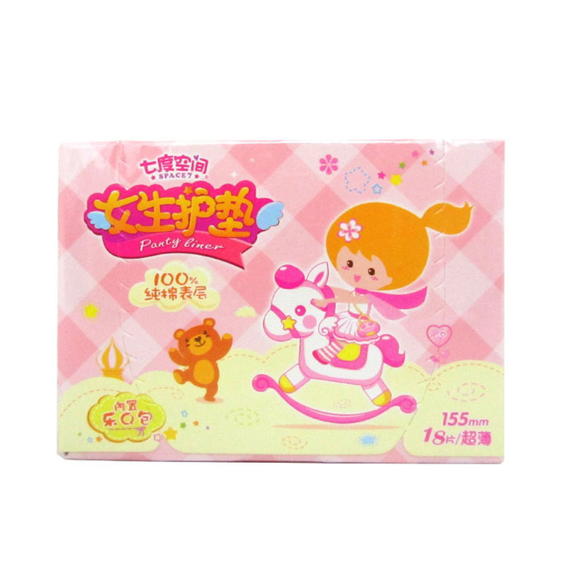 七度空间 女生安心裤护垫 18片/包