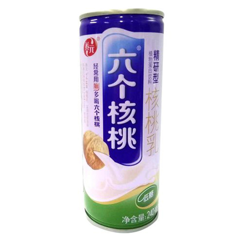养元 六个核桃精研型核桃乳 240ml/听