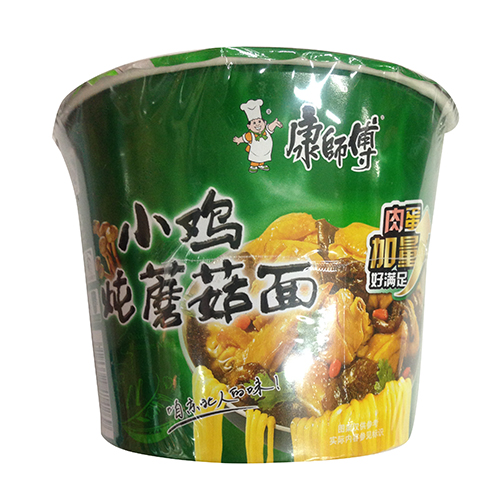 康师傅 经典重现桶小鸡炖蘑菇面方便面速食快餐 101g/桶