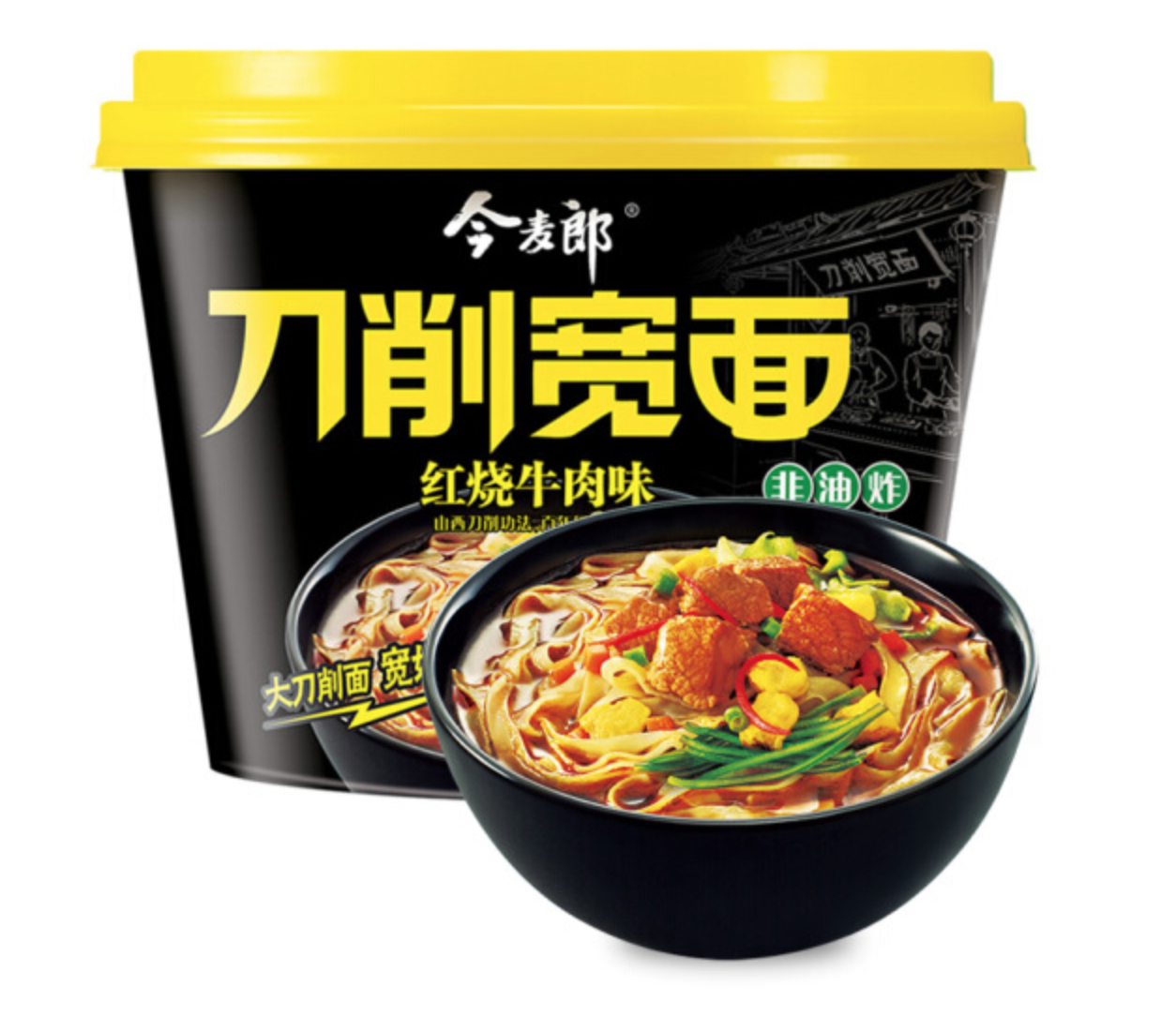 今麦郎红烧牛肉刀削面139g/桶