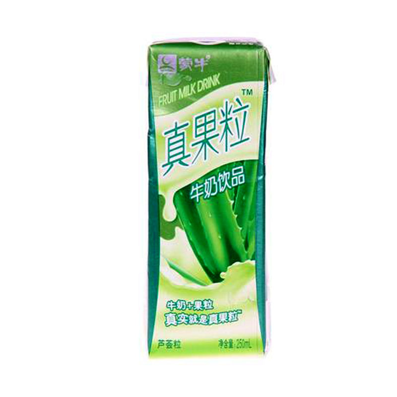 蒙牛真果粒芦荟粒牛奶饮品250ml/盒
