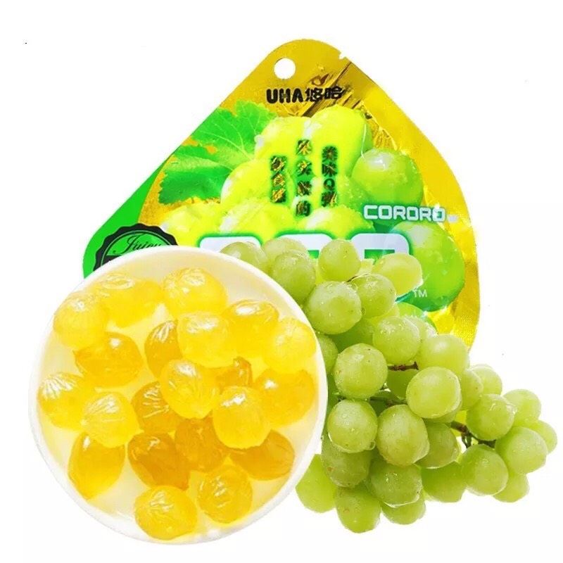 悠哈酷露露白葡萄味软糖52g/袋