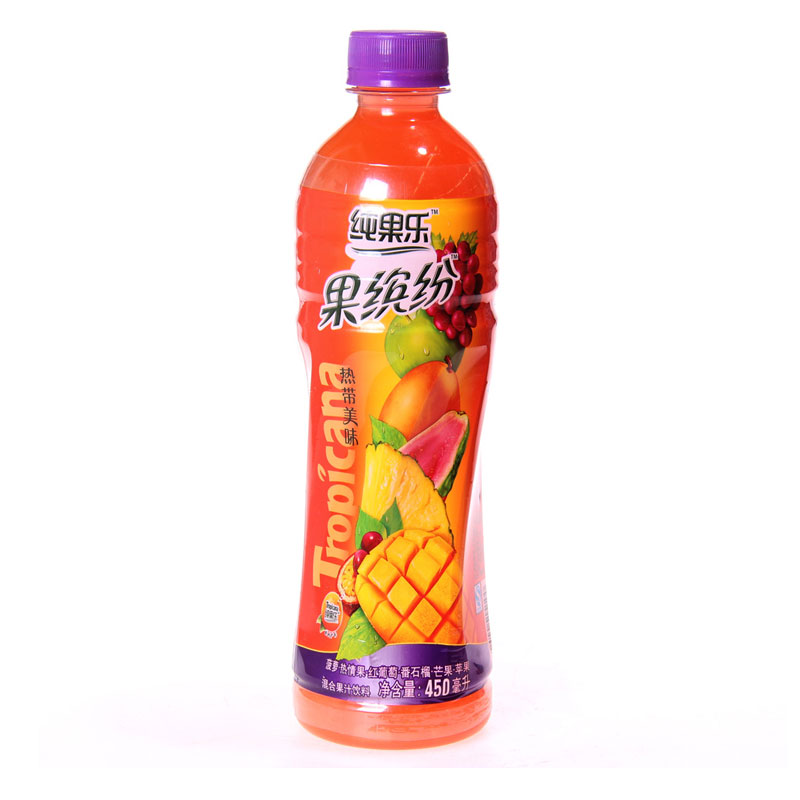 果缤纷 热带美味饮料 450ml/瓶
