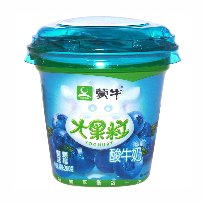 蒙牛 大果粒蓝莓蔓越莓风味酸牛奶 260g/杯