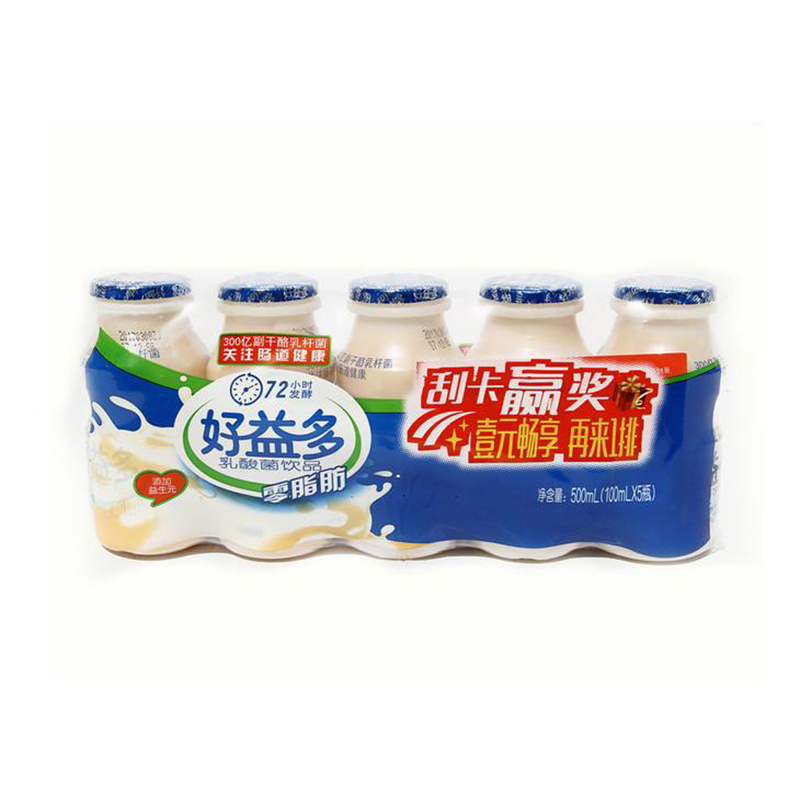 养乐多低糖乳酸菌饮品100ml*5瓶/联