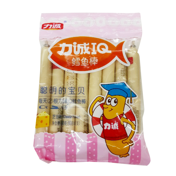 力诚 鳕鱼肠芝士味香肠泡面搭档 80g/袋