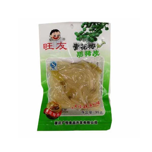 旺友青花椒脆猪皮80g/袋