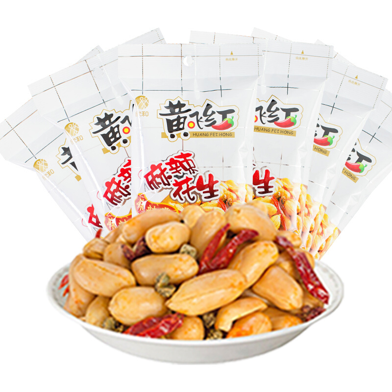 黄飞红 麻辣花生 110g/袋