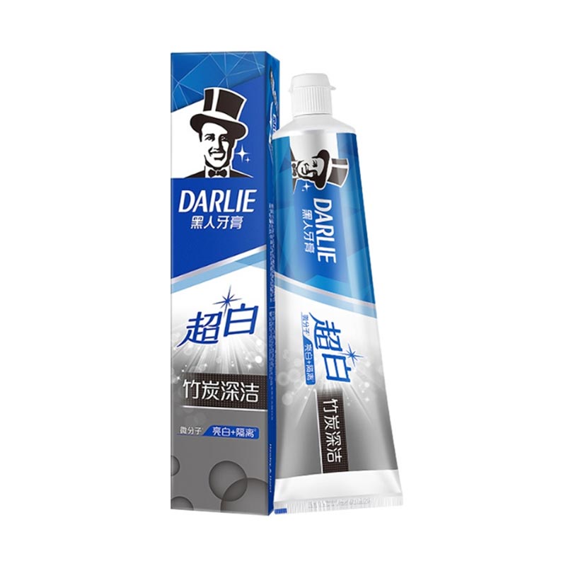 好来(原黑人)超白竹炭深洁牙膏90g/盒