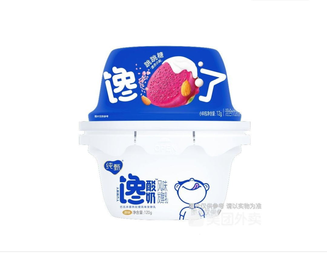 蒙牛纯甄馋酸奶风味发酵乳 120g/瓶