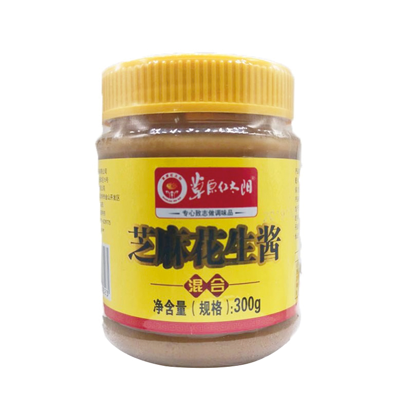 草原红太阳混合芝麻花生酱300g/瓶