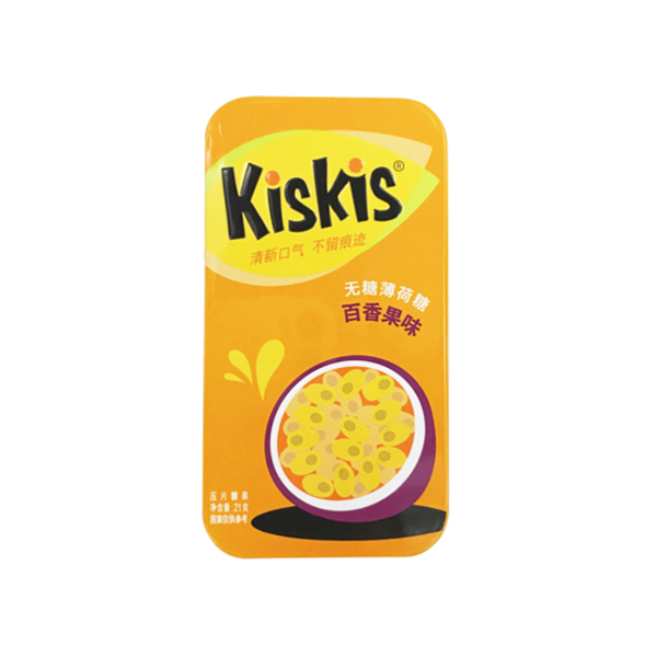 酷滋 无糖薄荷糖百香果味 21g/盒