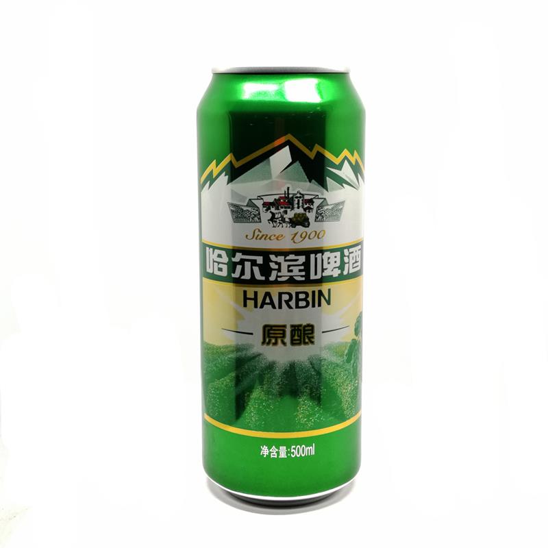 哈尔滨1900啤酒原酿听500ml/听