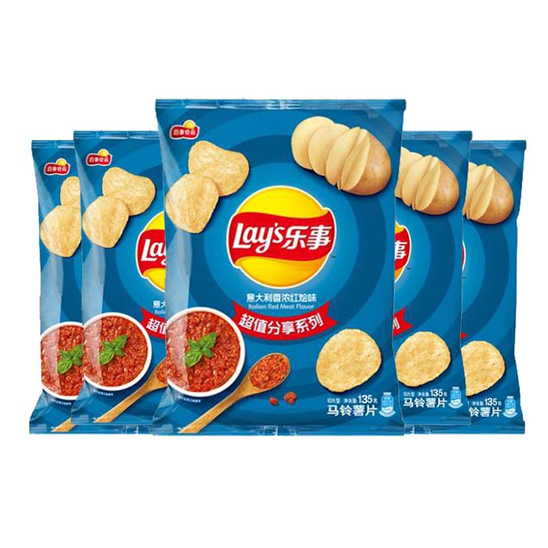 乐事 意大利香浓红烩味薯片 135g/袋