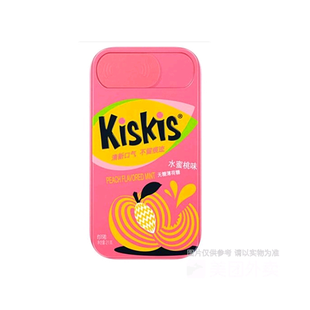 酷滋无糖薄荷糖（水蜜桃味）21g/盒