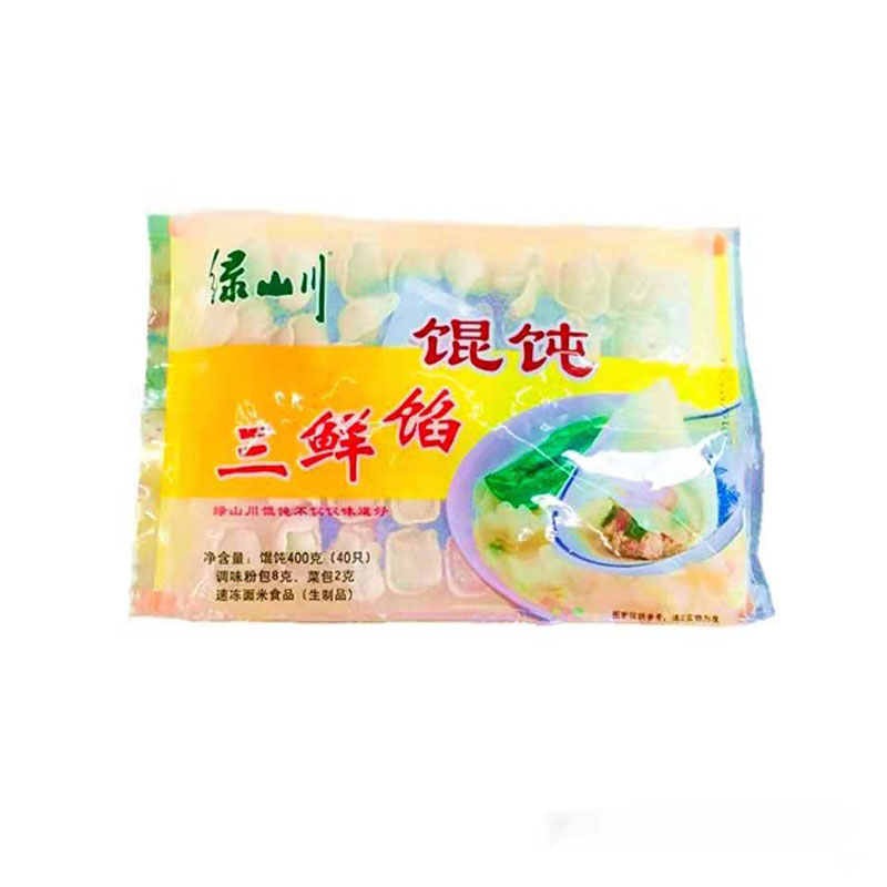 绿山川三鲜馅云吞400g/袋