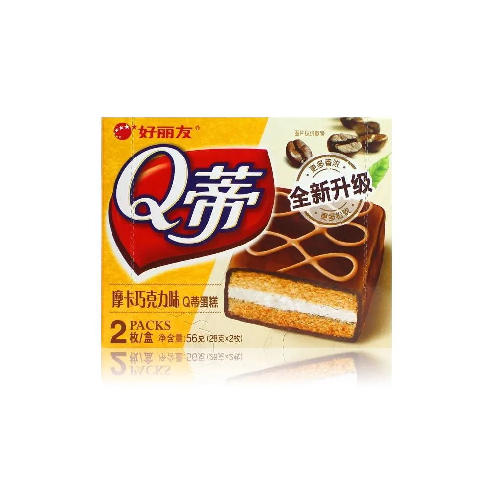 好丽友 Q蒂摩卡巧克力派 56g/盒