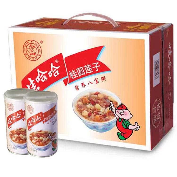 娃哈哈桂圆莲子八宝粥 360g*12罐/箱
