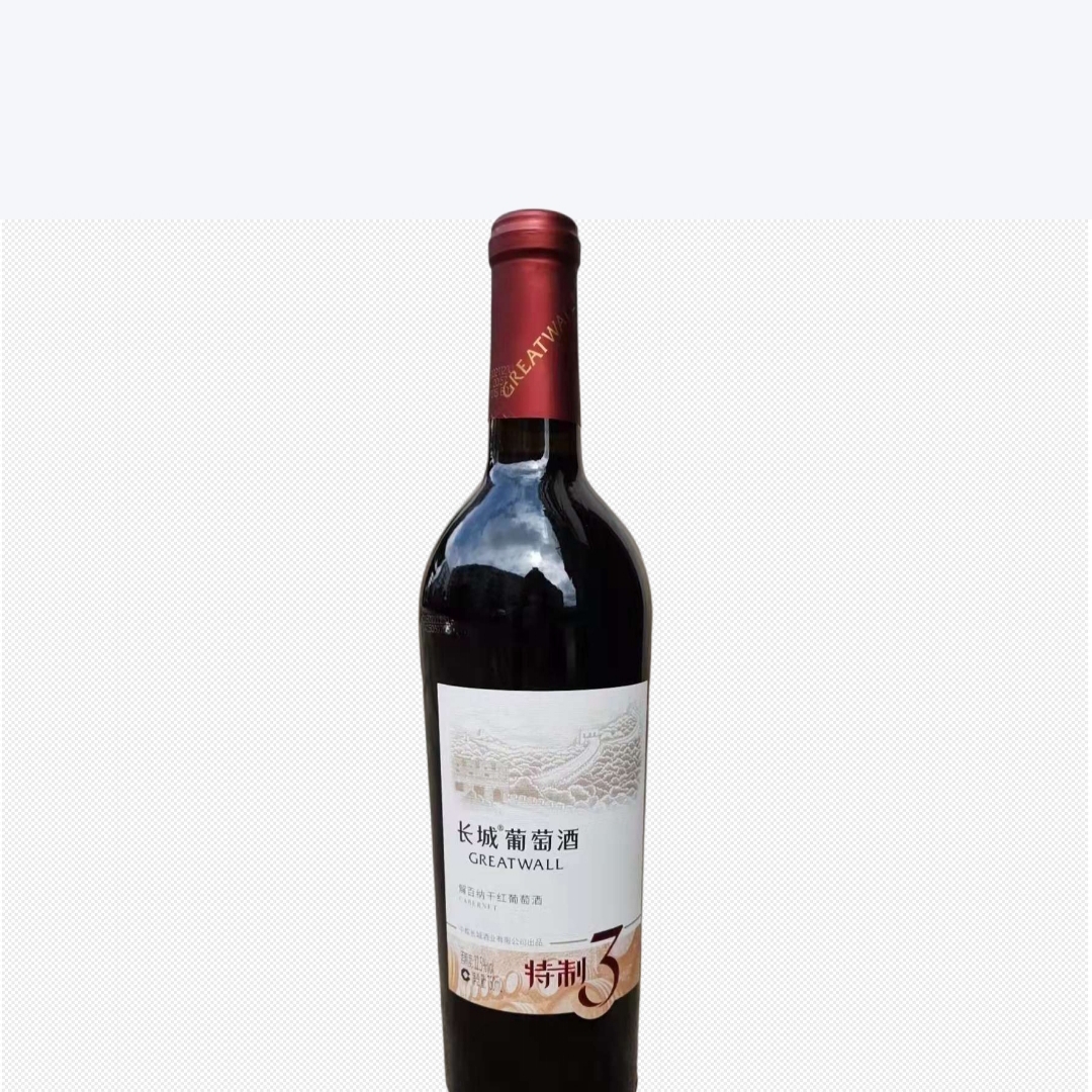 长城特制三年解百纳干红葡萄酒750ml/瓶