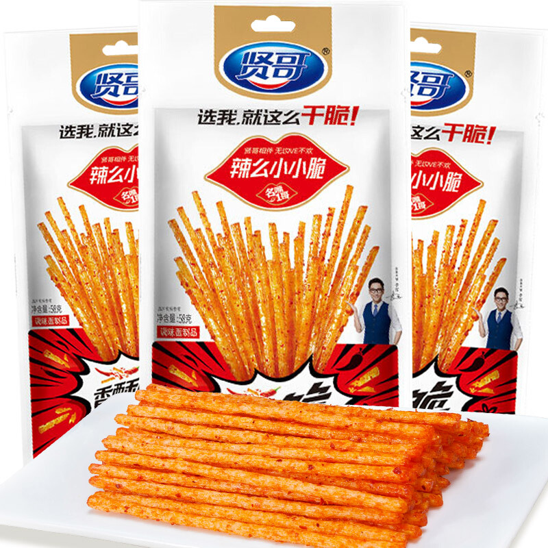 贤哥 辣么小小脆辣条 58g/袋