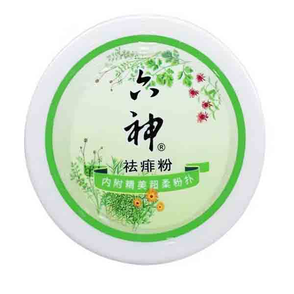 六神舒缓粉盒150克/盒