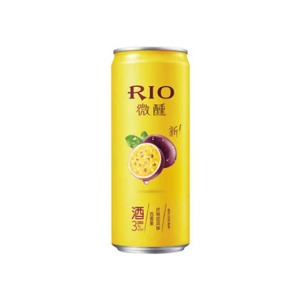 RIO 锐澳微醺3度百香果伏特加味鸡尾酒 330ml/瓶