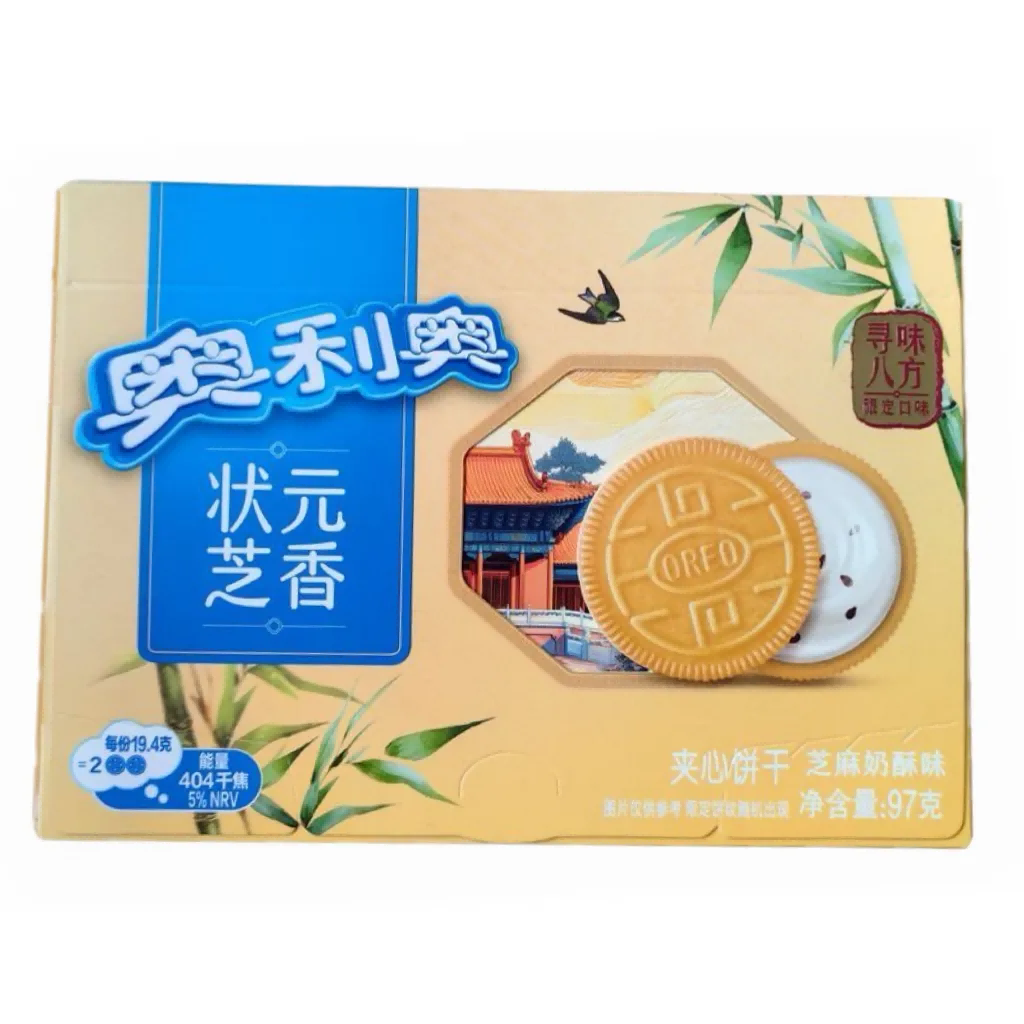 奥利奥夹心饼干芝麻奶酥味97g/盒
