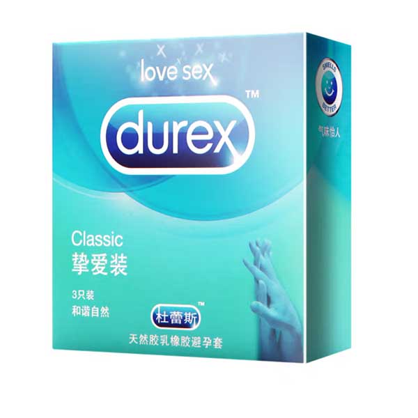 杜蕾斯 挚爱柔薄贴合 3只/盒