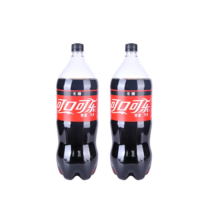 可口可乐CocaCola 无糖汽水碳酸饮料 2L/瓶