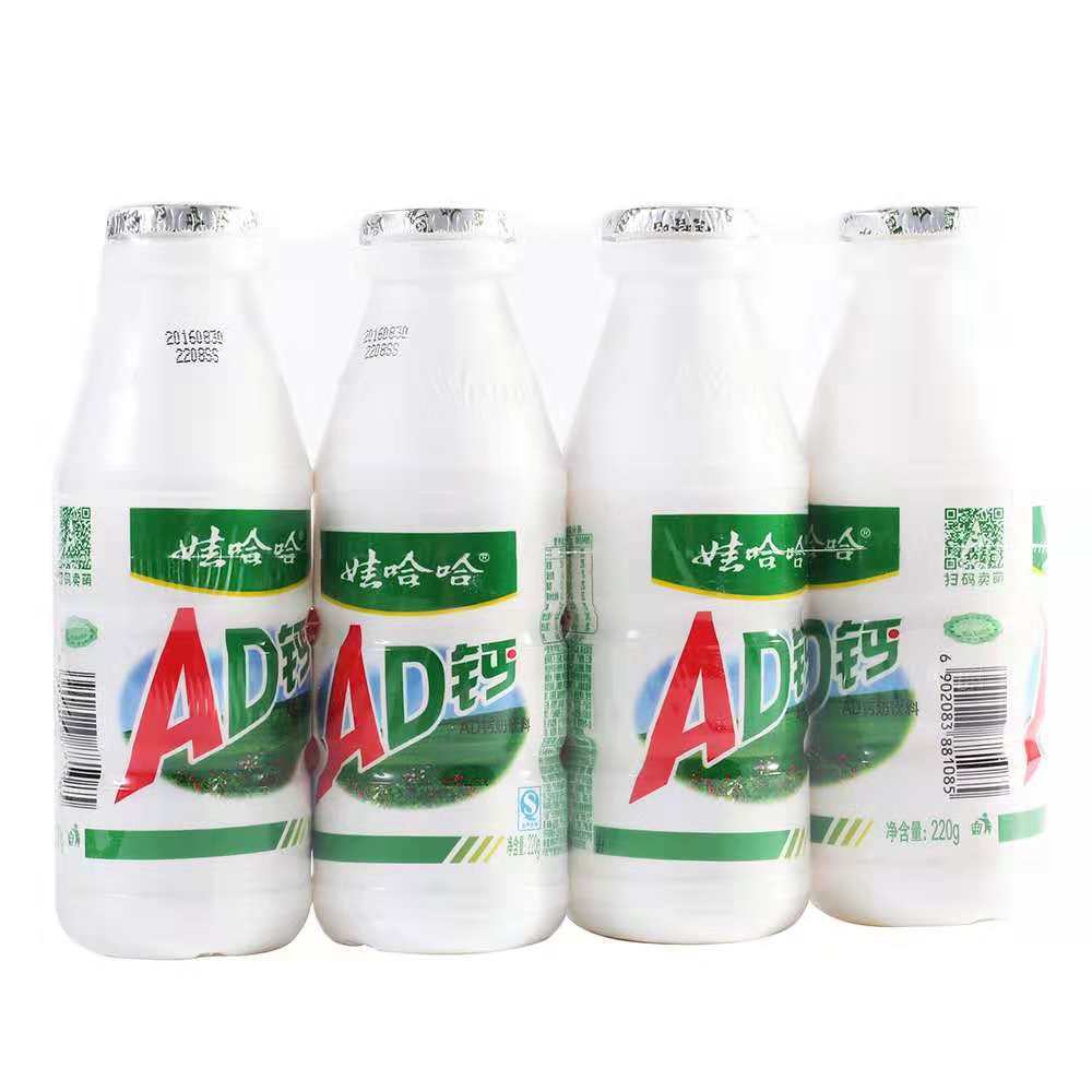 娃哈哈 AD钙奶 220ml*4瓶/联