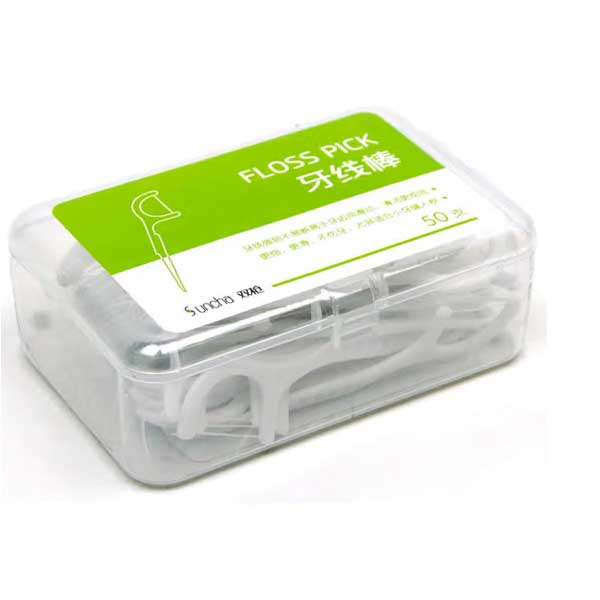 双枪牙线棒盒装50支/盒