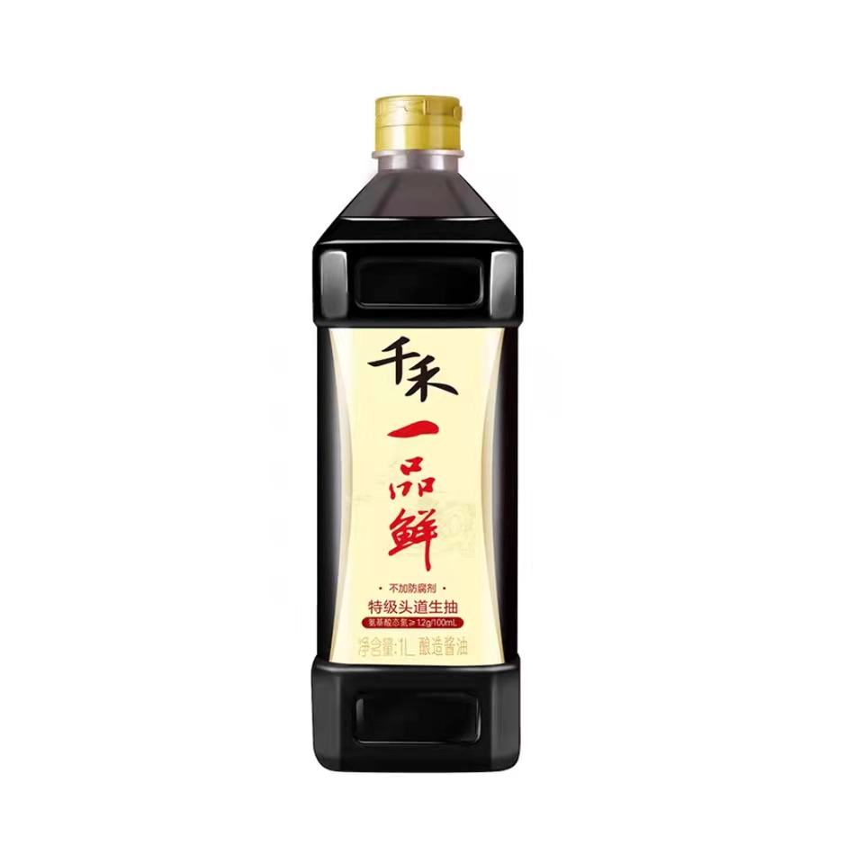 千禾一品鲜特级头道生抽酱油1L