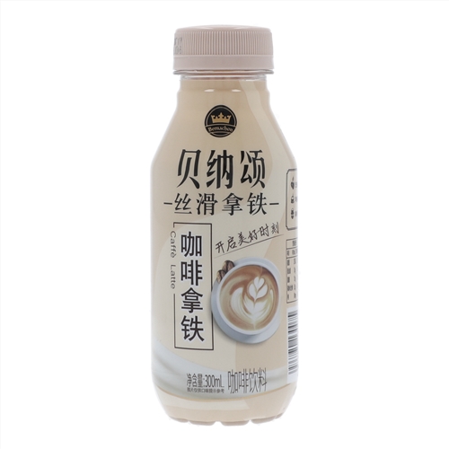 贝纳颂 咖啡拿铁咖啡饮料 300ml/瓶