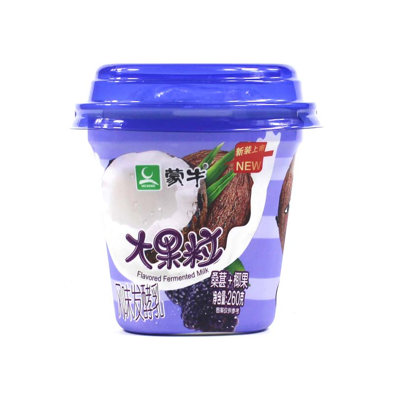 蒙牛 大果粒桑葚草莓风味酸牛奶 260g/杯